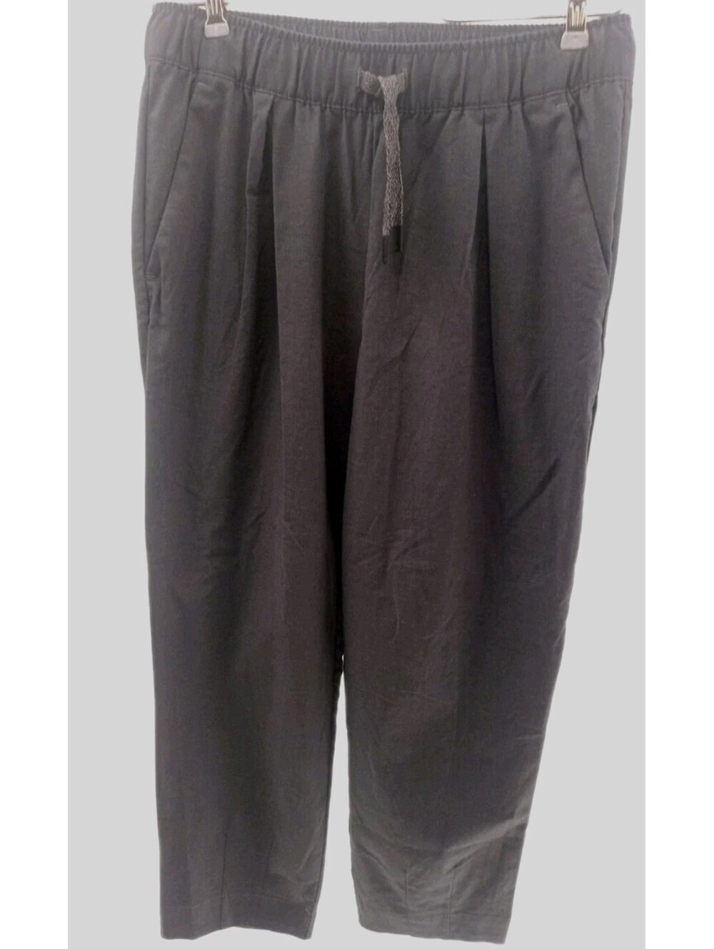 Adidas Joggers Mens Small Light Black Pants Outdoors Athletic Golf Drawstring